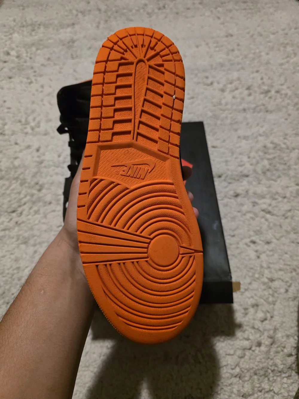 Jordan Mid - Black, White & Orange